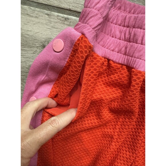 Free People Movement Nothing But Net Athletic Athleisure Set Size XS Orange Pink - Picture 7 of 12